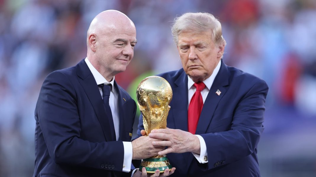 Trump waarschuwt: WK voetbal verliest winst als Infantino aftreedt Trump waarschuwt: WK voetbal verliest winst als Infantino aftreedt (Photo by: cnbcfm.com)