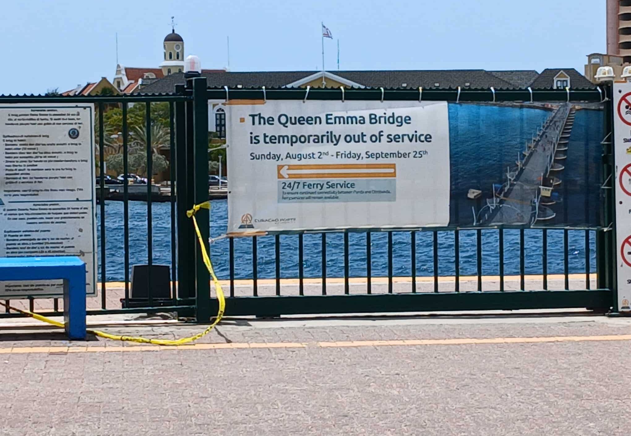 Veerboten Curaçao Continue verbinding tijdens brug Veerboten Curaçao: Continue verbinding tijdens brugonderhoud (Picture by: nu.cw)