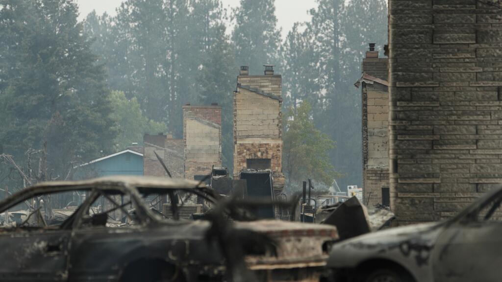 Wildfires veroorzaken enorme schade in Spokane, VS (Picture by: s.france24.com)