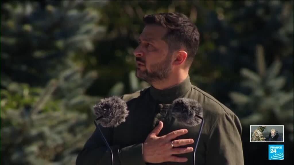 Zelensky wijst verkiezingen af: ‘Zou Oekraïne splijten’ Zelensky verwerpt oorlogstijdse verkiezingen: 'Een bedreiging voor het land' (Picture by: s.france24.com)