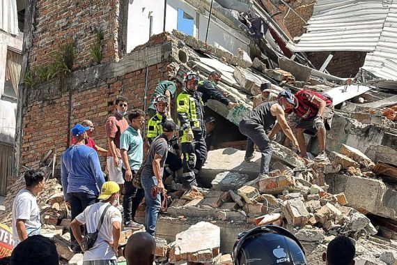 Zwaarbevening nabij Bogota: Minimaal 47 doden Zwaarbevening nabij Bogota: Minimaal 47 doden (Picture by: aljazeera.com)
