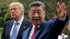 AI-supermachtambities centraal bij ontmoeting Trump en Xi (Picture by: ichef.bbci.co.uk)