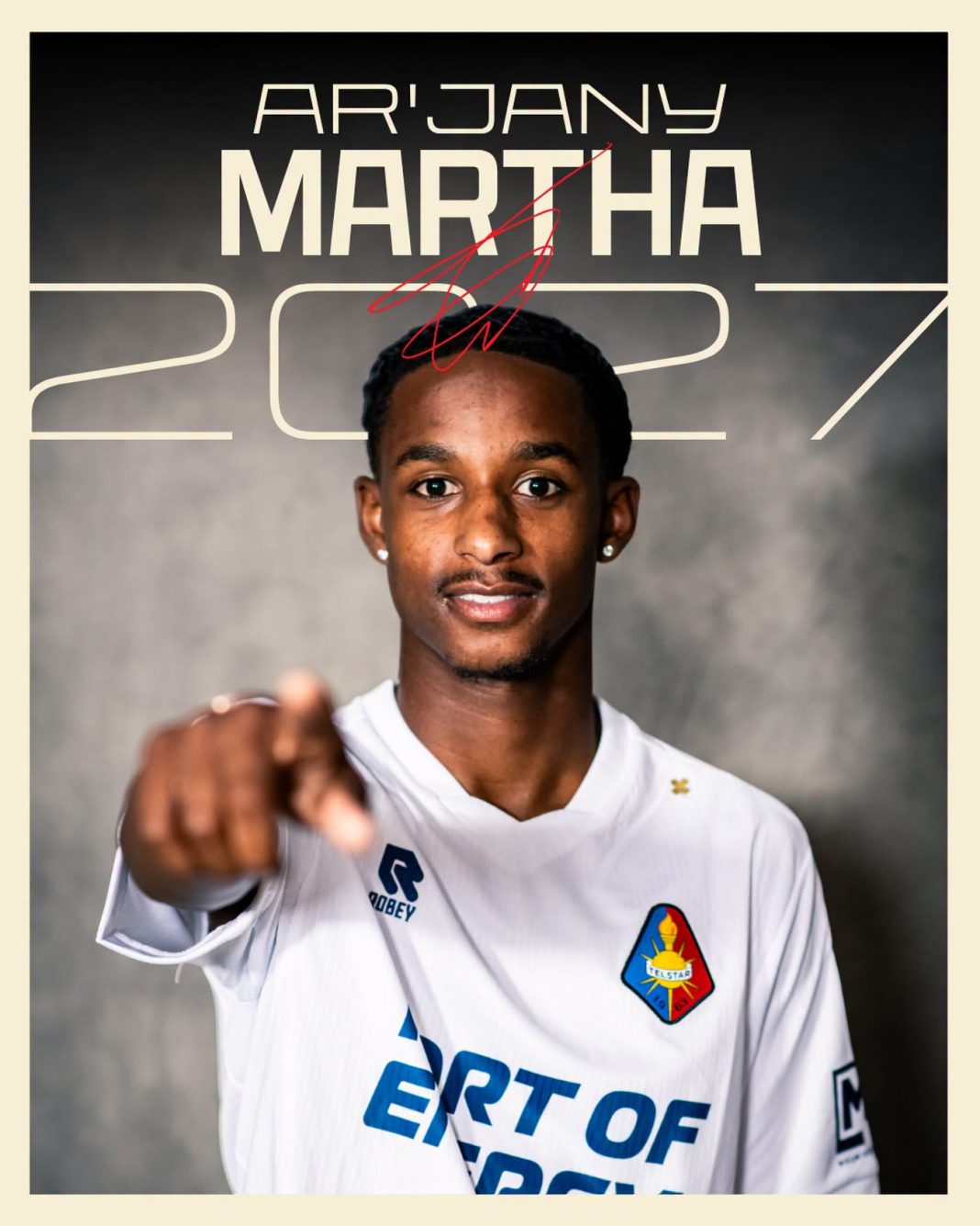Ar'jany Martha keert terug in Eredivisie met huurcontract bij Telstar (Picture by: paradisefm.cw)