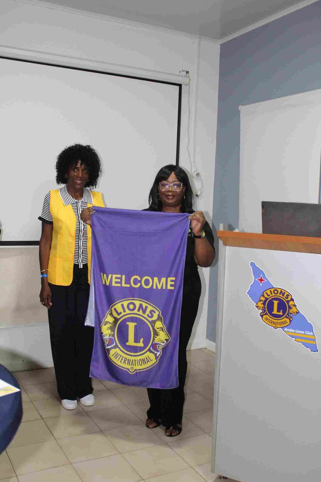 Aruba Lions Club ontvangt delegatie uit Massachusetts Aruba Lions Club ontvangt delegatie uit Massachusetts (Picture by: 24ora.com)