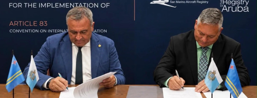 Aruba breidt luchtvaartregister uit met akkoord San Marino (Picture by: noticiacla.com)