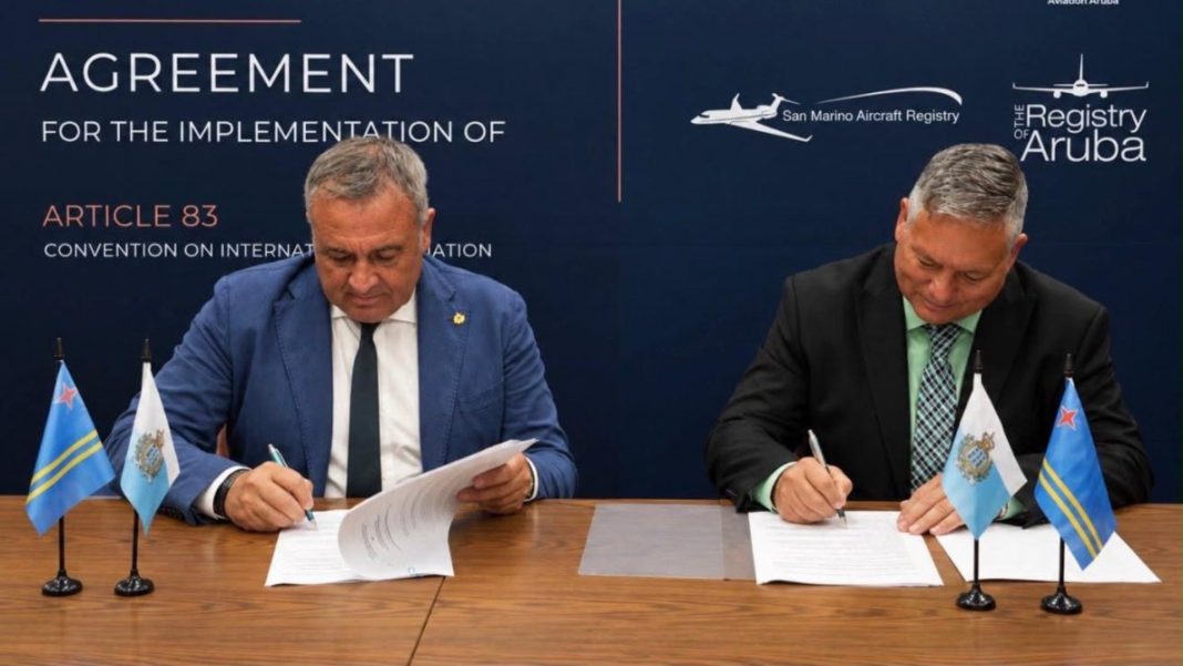 Aruba sluit luchtvaartakkoord met San Marino (Picture by: pubble.cloud)