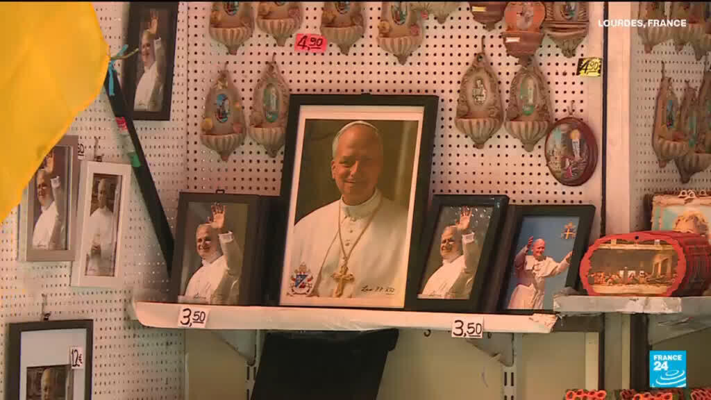 Bezoek paus Leo XIV aan Lourdes moet lokale economie een boost geven (Picture by: s.france24.com)