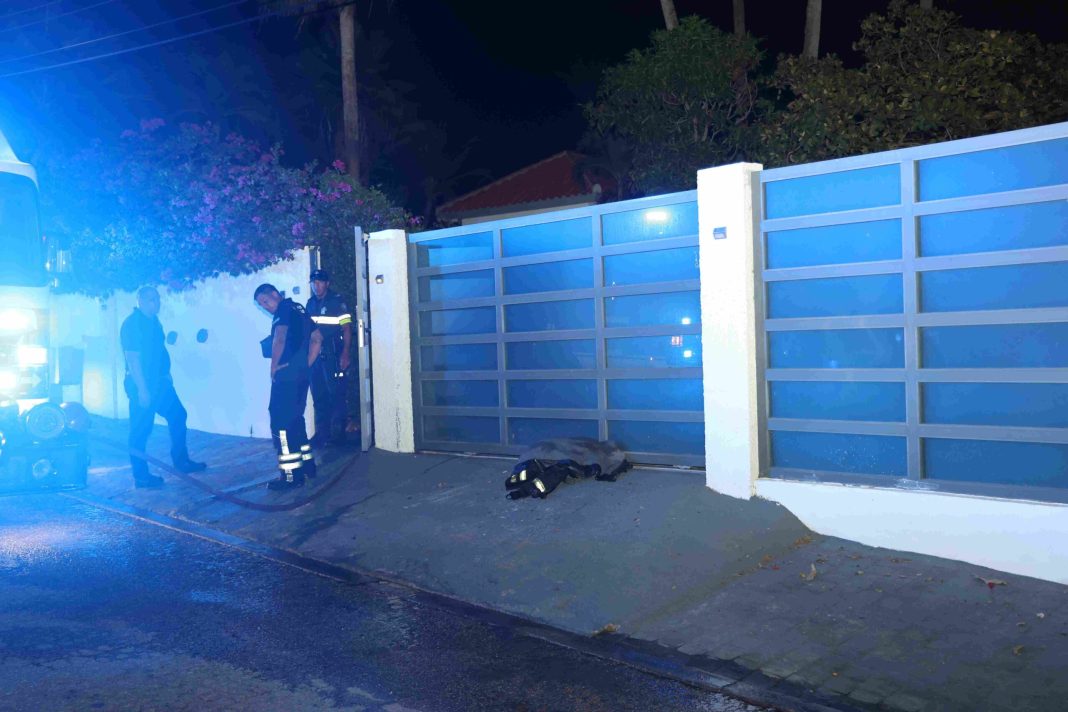 Brand in woning aan Nuñe 38 tijdig geblust door brandweer (Picture by: 24ora.com)