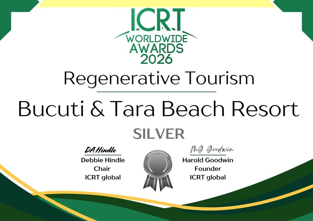 Bucuti & Tara wint zilveren ICRT-prijs voor regeneratief toerisme (Picture by: 24ora.com)