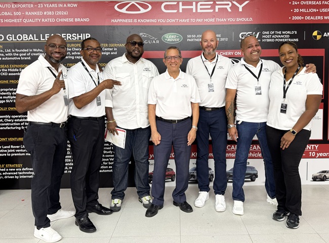 Chery maakt officieuze intrede op Sint Kitts en Nevis via Horsford's Automotive (Picture by: 721news.com)
