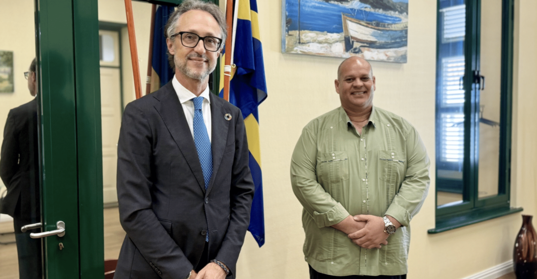 Curaçao en UNOPS verkennen uitbreiding samenwerking op gebied van milieu en infrastructuur (Picture by: nu.cw)
