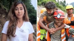 'Een zeldzaam moment van vreugde': tunnelreddingen geven hoop aan nabestaanden in Nepal (Picture by: ichef.bbci.co.uk)