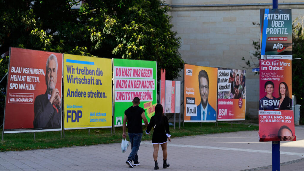 AfD grote favoriet bij deelstaatverkiezingen Oost-Duitsland Extreemrechts AfD grote favoriet bij deelstaatverkiezingen in Oost-Duitsland (Picture by: s.france24.com)