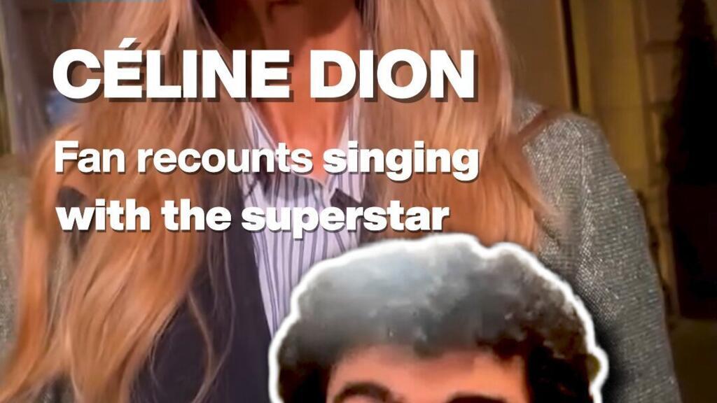 Fan vertelt over bijzondere ontmoeting en duet met Céline Dion in Parijs (Picture by: s.france24.com)