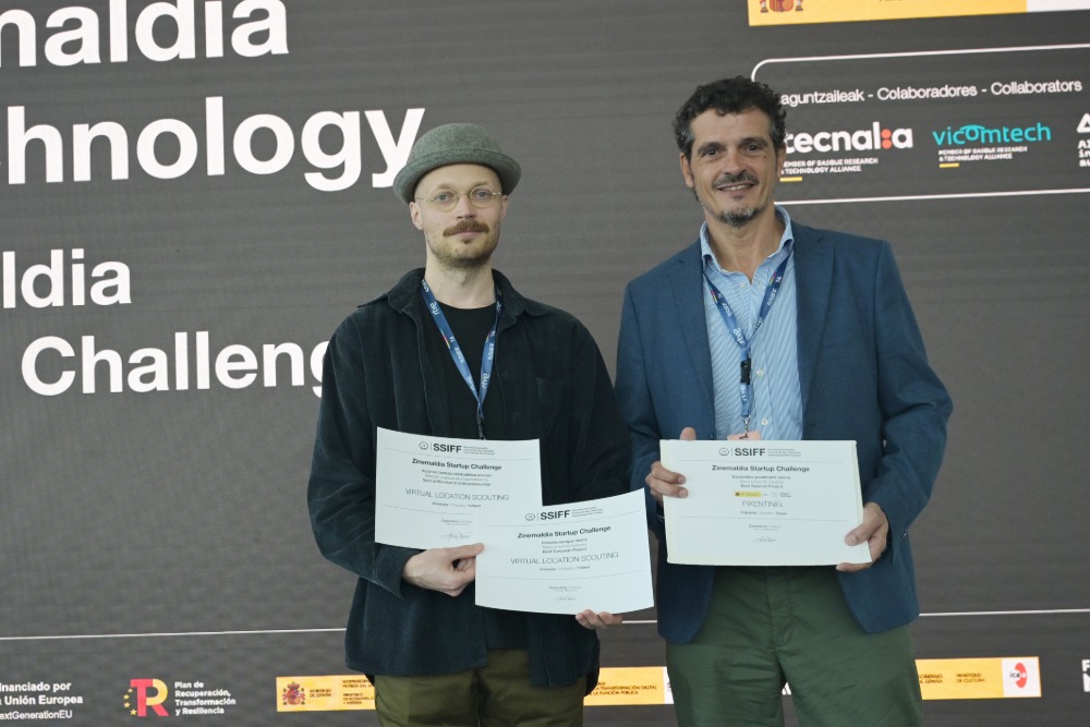 Gaussian Scout en Pixentinel winnen topprijzen op Zinemaldia Startup Challenge 2026 (Picture by: variety.com)