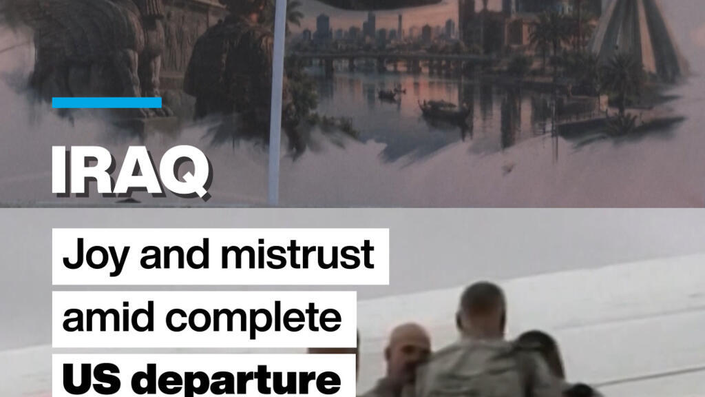 Gemengde reacties in Irak op laatste dag van terugtrekking VS-coalitie (Picture by: s.france24.com)