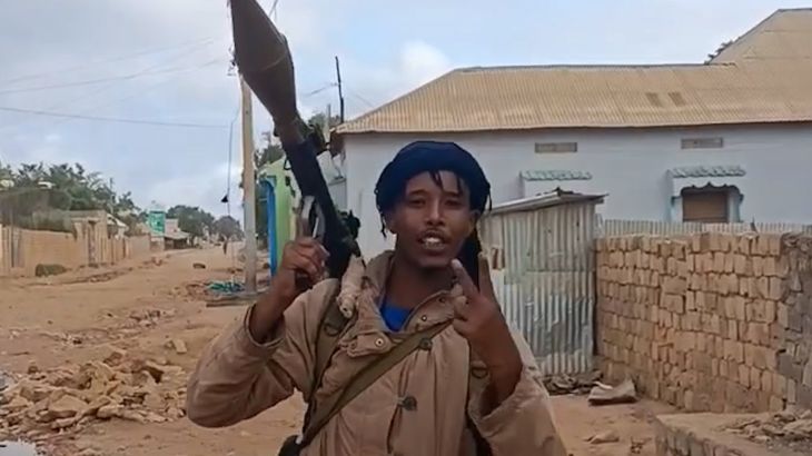Gevechten tussen rivaliserende troepen in het Somalische Baidoa (Picture by: aljazeera.com)
