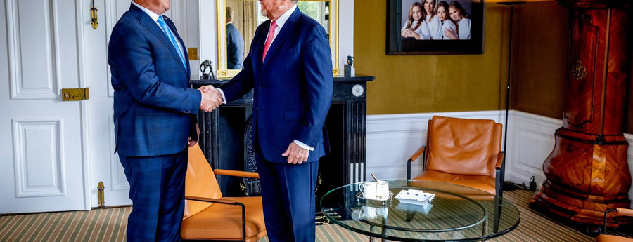 Gouverneur Boekhoudt ontvangt audiëntie bij Koning Willem-Alexander (Picture by: noticiacla.com)