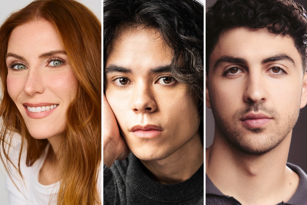 Grey's Anatomy seizoen 23 cast Sarah Levy, Martin Martinez en Trevor Tordjman (Picture by: variety.com)