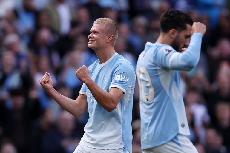 Haaland schiet Man City naar kop Premier League Haaland kopt Manchester City naar de top van de Premier League met zege op Coventry (Picture by: aljazeera.com)