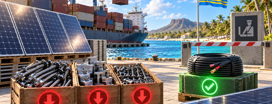 Importeur zonnepanelen verliest deels belastingzaak op Aruba (Picture by: noticiacla.com)