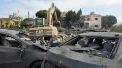Israëlische luchtaanvallen op zuidelijk Libanees dorp doden 12 mensen (Picture by: ichef.bbci.co.uk)