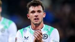Knight als eerste Iers international tegen Israel-wedstrijd: 'Dit had niet moeten doorgaan' (Picture by: ichef.bbci.co.uk)