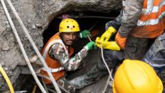 'Laag op laag van wonderen': Zo werden overlevenden uit Nepalese tunnel gered (Picture by: ichef.bbci.co.uk)