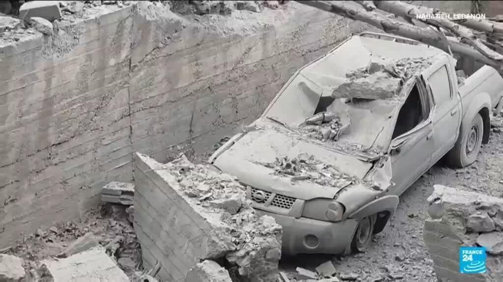Libanon vraagt VS om hulp na dodelijke Israëlische aanvallen Libanese president roept VS op tot hulp na dodelijke Israëlische aanvallen op het zuiden (Picture by: s.france24.com)