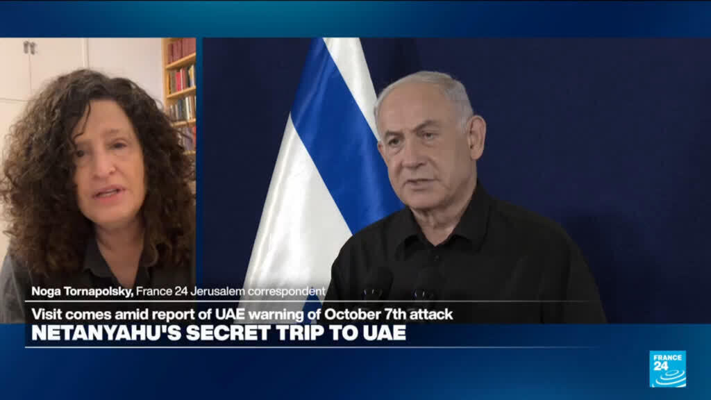 Netanyahu bracht geheim bezoek aan VAE na rapport over waarschuwing aanslag 7 oktober (Picture by: s.france24.com)