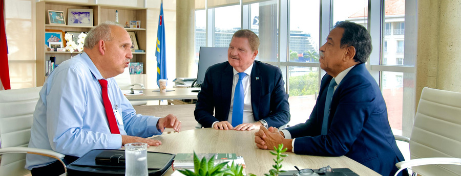 Roland Croes blijft aan als directeur van SETAR N.V. Roland Croes blijft aan als directeur van SETAR N.V. (Picture by: noticiacla.com)