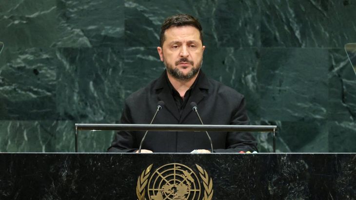 Rusland valt Oekraïne aan terwijl Zelensky spreekt bij VN-Algemene Vergadering (Picture by: aljazeera.com)
