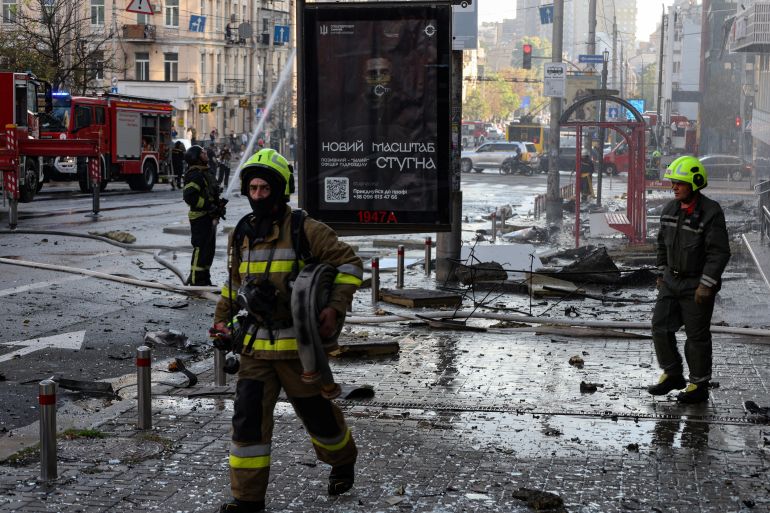 Russische aanvallen op Kyiv-regio kosten vier levens en treffen stroomnet (Picture by: aljazeera.com)