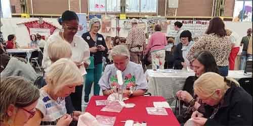 Saba Lace-makers vertegenwoordigen Caribisch erfgoed op Amsterdams ambachtsfestival (Picture by: saba-news.com)
