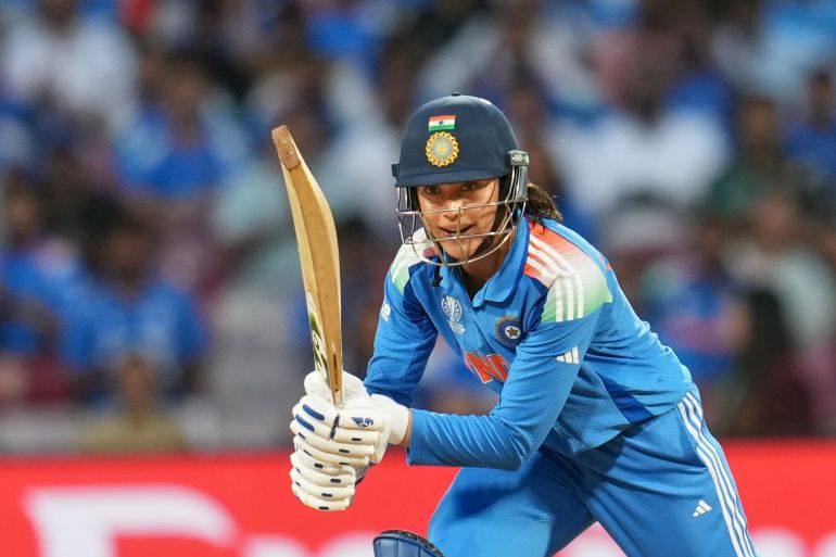 Smriti Mandhana wordt topscorer aller tijden in internationaal vrouwenkrieket (Picture by: aljazeera.com)
