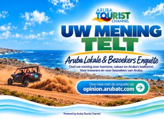 Aruba Tourist Channel start specifieke enquête over balans tussen toeristische attracties en natuurbescherming