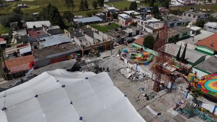 Tien doden en tientallen gewonden bij vuurwerkexplosie in Mexico (Picture by: aljazeera.com)