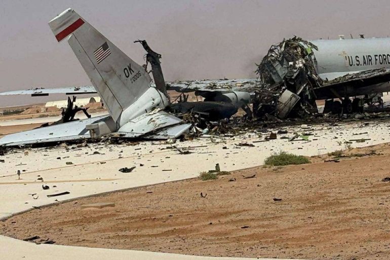 VS-verliezen Iran-aanvallen: tientallen vliegtuigen vernietigd Tientallen vliegtuigen, honderden gebouwen: VS-verliezen door Iraanse aanvallen onthuld (Picture by: aljazeera.com)