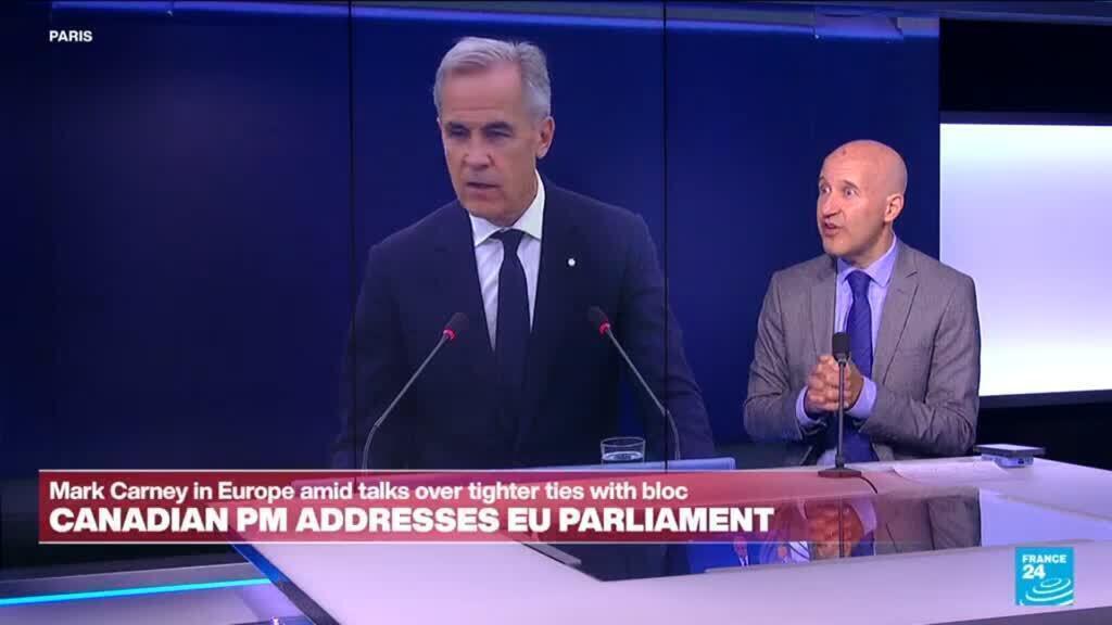 Toespraak Carney in EU-Parlement benadrukt verschuiving in Canadese allianties (Picture by: s.france24.com)
