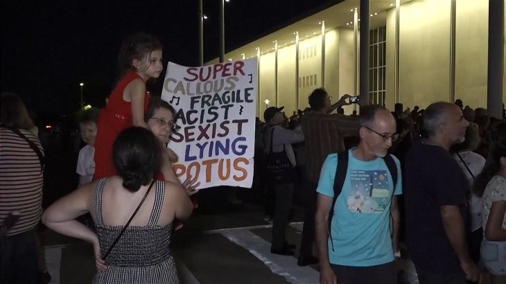 Trumps dreigementen om Kennedy Center te slopen leiden tot protest (Picture by: aljazeera.com)