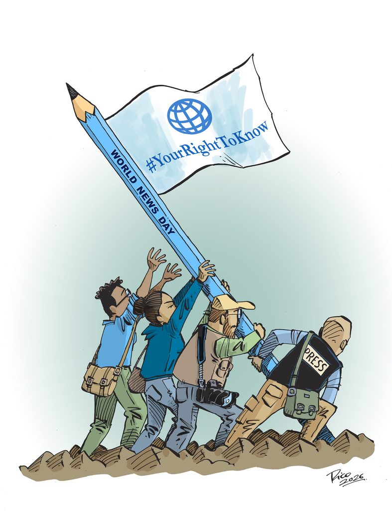 Unesco luidt noodklok over nepnieuws, AI-manipulatie en internetcensuur op Wereld Nieuwsdag (Picture by: paradisefm.cw)