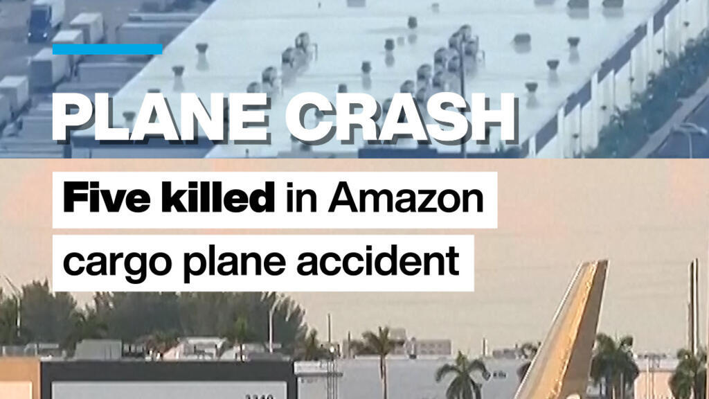 Vijf doden bij crash Amazon Prime Air-vrachttoestel op Miami International Airport (Picture by: s.france24.com)