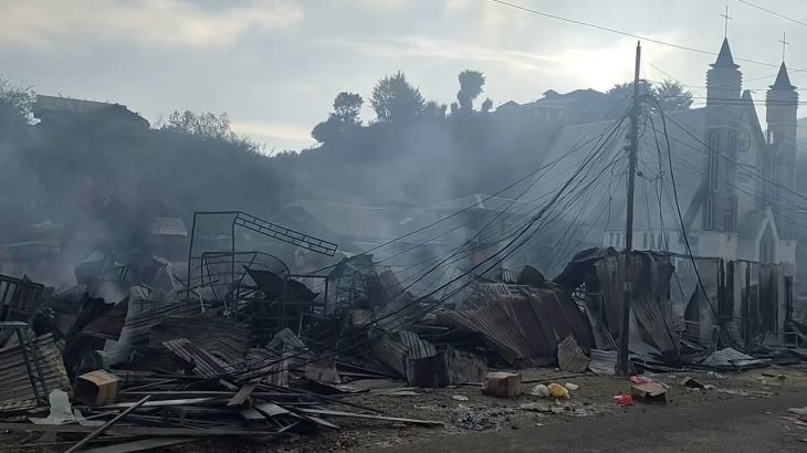 Zes kinderen onder de elf doden bij grote marktbrand in Indonesisch Centraal-Papua (Picture by: aljazeera.com)