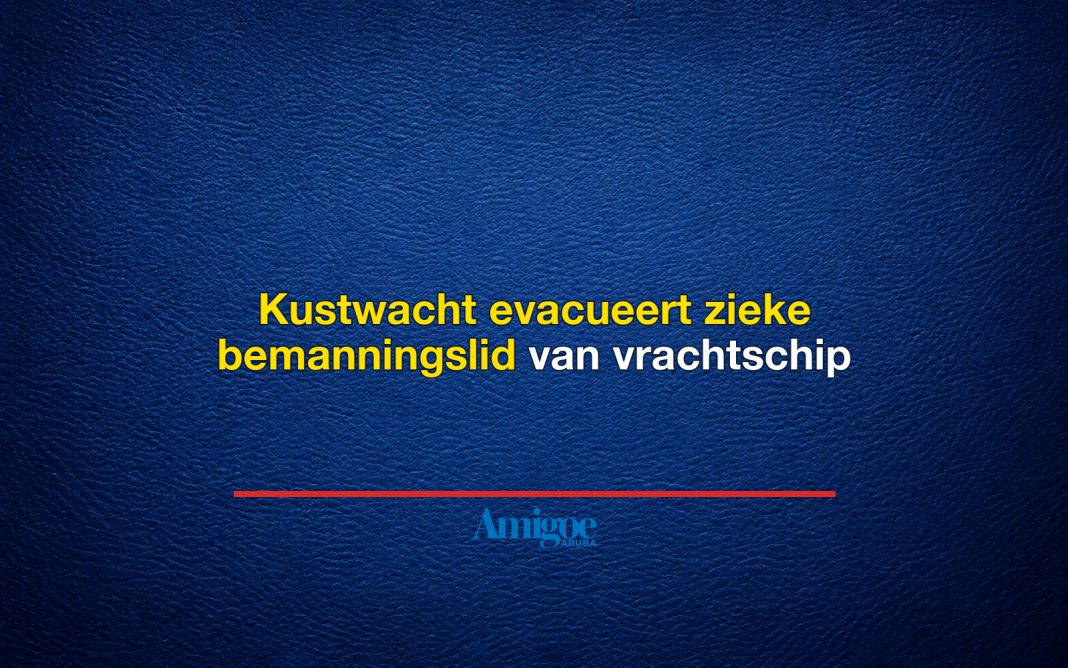 Kustwacht evacueert zieke bemanningslid van vrachtschip