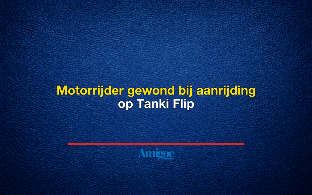 Motorrijder gewond bij aanrijding op Tanki Flip