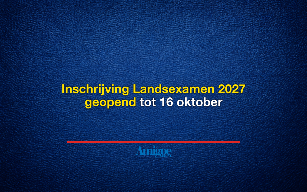 Inschrijving Landsexamen 2027 geopend tot 16 oktober