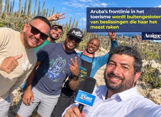 Aruba’s frontlinie in het toerisme wordt buitengesloten van beslissingen die haar het meest raken