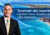 Minister van Toerisme Wendrick Cicilia: toerisme moet waarde creëren voor Aruba en zijn bevolking