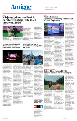 Amigoe Daily Krant — Dageditie (2026-09-06)