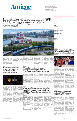 Amigoe Daily Krant — Dageditie (2026-09-08)